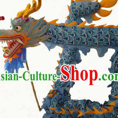 40 Meters Long Chinese Classical Dragon Dancing Costumes for 21-22 People
