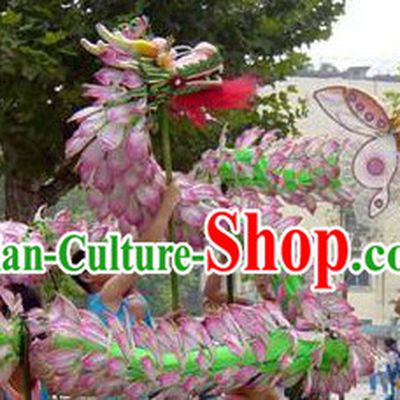 Ancient Chinese Style Lotus Dragon Dance Props for Children