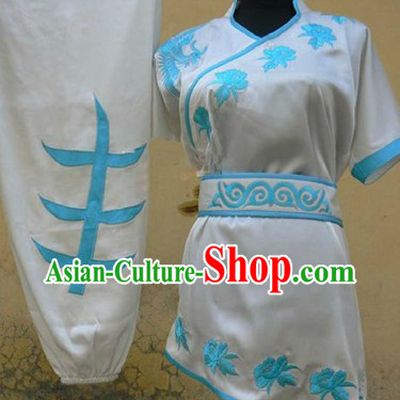 New Silk Kung Fu Martial Arts Wing Chun Tai Chi Uniform Clothes Suit for Girls