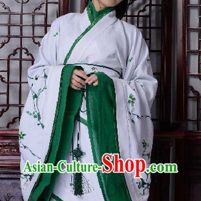 Ancient Chinese Handmade Han Fu Gu Zhuang Costumes for Women