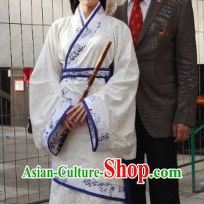 Worldwide Free Shipping Ancient White Imperial Princess Clothing Costume