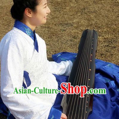White Embroidery Ancient Ming Dynasty Ancient Koto Apparel for Women