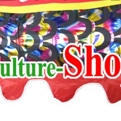 Traditional Chinese Folk Dragon Dancing Costume for Nine or Ten People