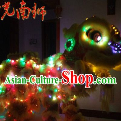 Supreme LED Lights Lion Dance Costumes Complete Set