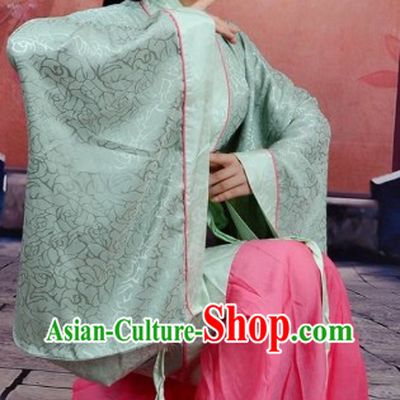 Traditional Ancient Chinese Han Dynasty Quju Outfit for Women