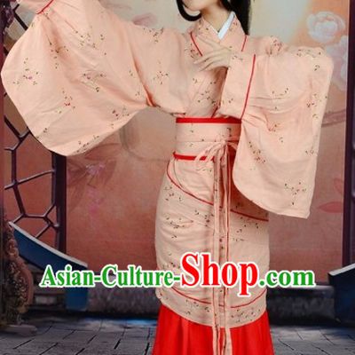Traditional Ancient Chinese Han Dynasty Attire Clothing for Women