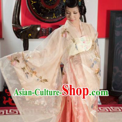 Traditional Ancient Chinese Tang Dynasty Outfit Clothes for Women