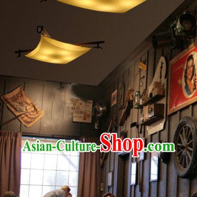 Traditional Handmade Chinese Sheepskin and Wooden Lantern