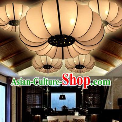 Classic Pure White Traditional Chinese Palace Ceiling Lantern