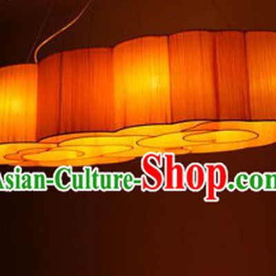 Unique Handmade Fabric Golden Clouds Set Lantern Group
