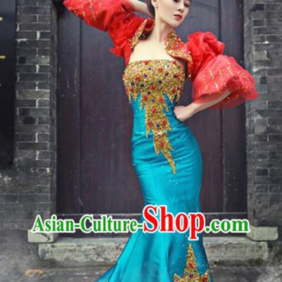 2013 New Design Shinning Lace Evening Dress