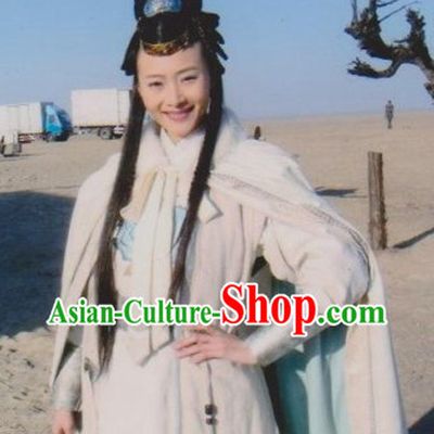 Ancient Chinese Swordswoman Costumes and Robe Complete Set for Women