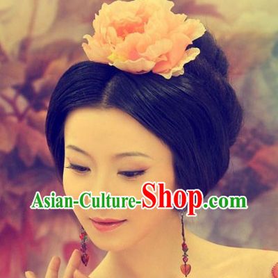 Ancient Chinese Tang Dynasty Wig and Headpieces