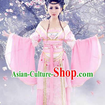Ancient Chinese Pink SD Fairy Goddess Costumes