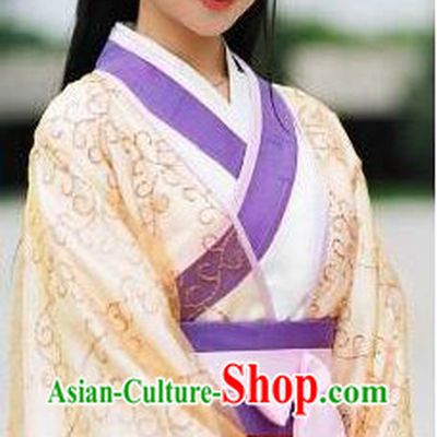 Ancient Chinese Han Dynasty Hanfu Suit for Girls