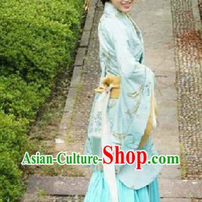 Ancient Chinese Han Dynasty Priness Clothing with Fish Tail
