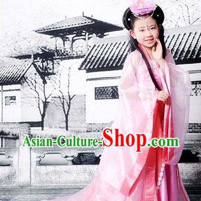 Ancient Chinese Tang Dynasty Princess Costumes and Headpieces