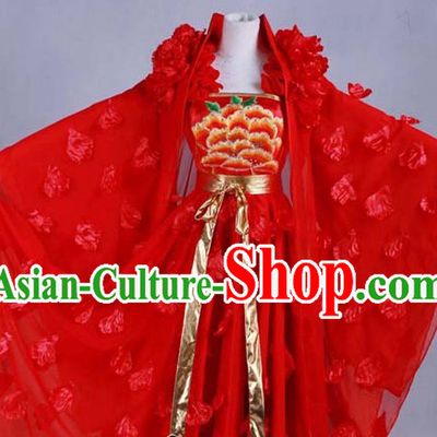 Li Yugang Yang Guifei Tang Dynasty Empress Style Costumes for Women