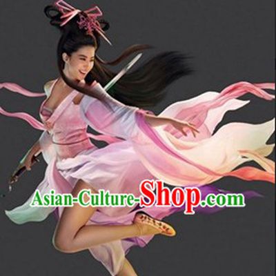The Enchanting Shadow Nie Xiaoqian Costumes and Wig Complete Set