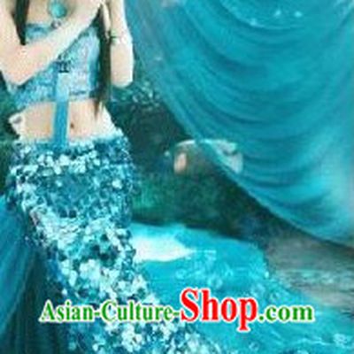 Ancient Chinese Sea Mermaid Costumes for Women