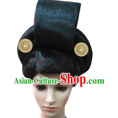 Ancient Chinese Tang Dynasty Female Wig