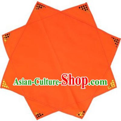 Traditional Chinese Orange Folk Dance Handkerchief