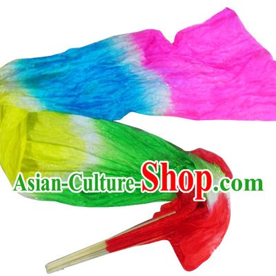 Color Transition Long Chinese Dance Fan