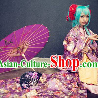 Ancient Japanese Long Trail Clothes for Women