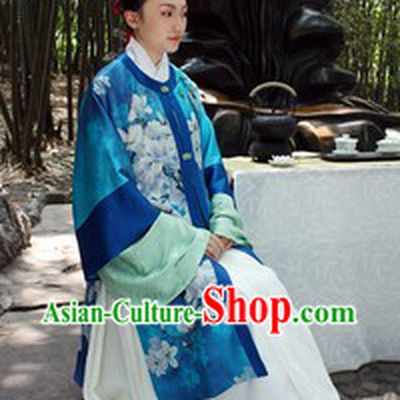 Ancient Traditional Chinese Ming Dynasty Silk Clothes for Women