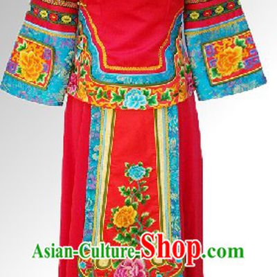 Traditional Chinese Wedding Blouse and Skirt Complete Set for Brides