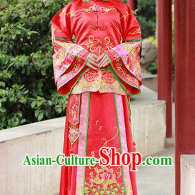 Traditional Ancient Chinese Wedding Dress Outfit for Women