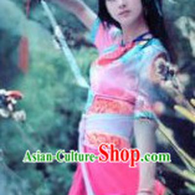 Ancient Chinese Fairy Swordswoman Knight Costume