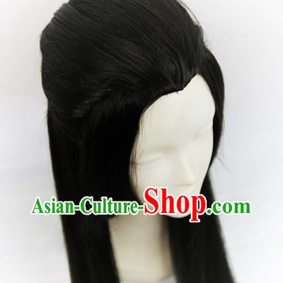Ancient Chinese Male Long Wig