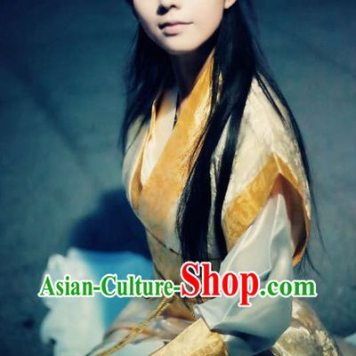 Ancient Chinese Calliver Knight Swordsman Costume