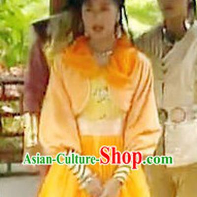 Ancient Chinese Ri Yue Shen Jian TVB Drama Chivalrous Girl Costumes