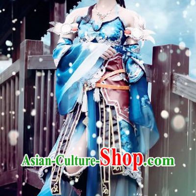 Ancient Chinese Swordswoman Cosplay Outfit