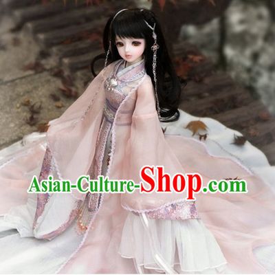 Ancient Chinese Princess Clothing and Headpiece