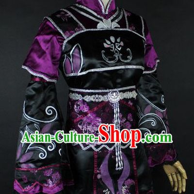Ancient Chinese Purple LOLI COS COSPLAY Costumes for Women