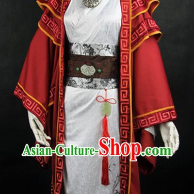 Ancient Chinese Swordsman Cosplay Outfit for Men