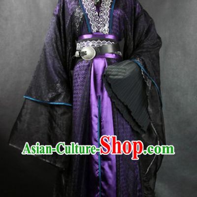 Traditional Ancient Chinese School Master Costume Complete Set