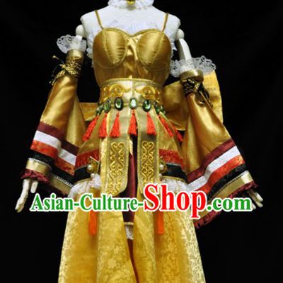 Traditional Ancient Chinese Lu Ding Ji Electronic Games Princess Costumes Complete Set