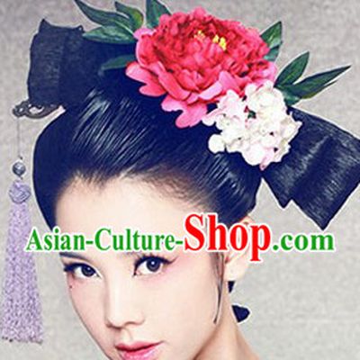 Chinese Ancient Style Butterfly Wig and Headdress