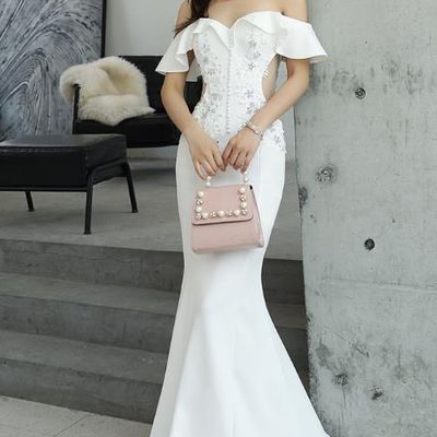Stunning Beautiful Long Wedding Dress