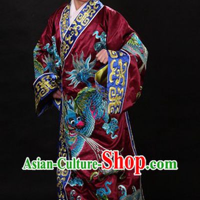 Chinese Opera Stage Performance Adviser Costumes and Hat for Men