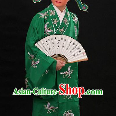 Shui Hu Xi Menqing Playboy Butterfly Embroidered Costumes and Hat for Men