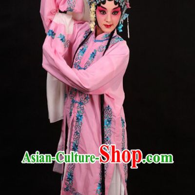 Pink Chinese Peking Opera Qingyi Dan Costume for Women