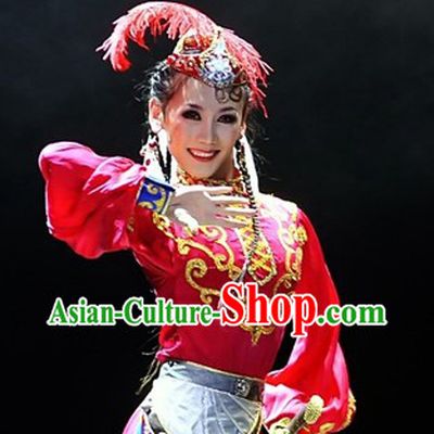 Fragrant Princess Xiangfei Dance Costumes and Hat