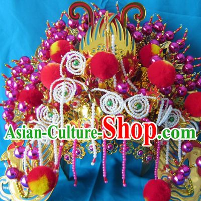 Traditional Chinese Opera Da Feng Guan Big Phoenix Coronet Crown