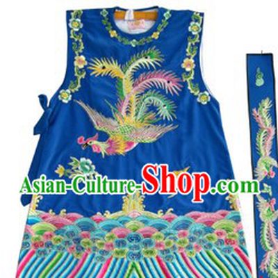 Traditional Chinese Opera Lao Dan Phoenix Embroidery Jacket