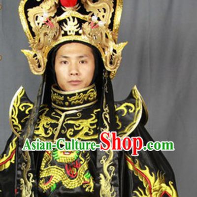 Bian Lian Mask Changing Dragon Embroidery Costumes Hat and 12 Masks